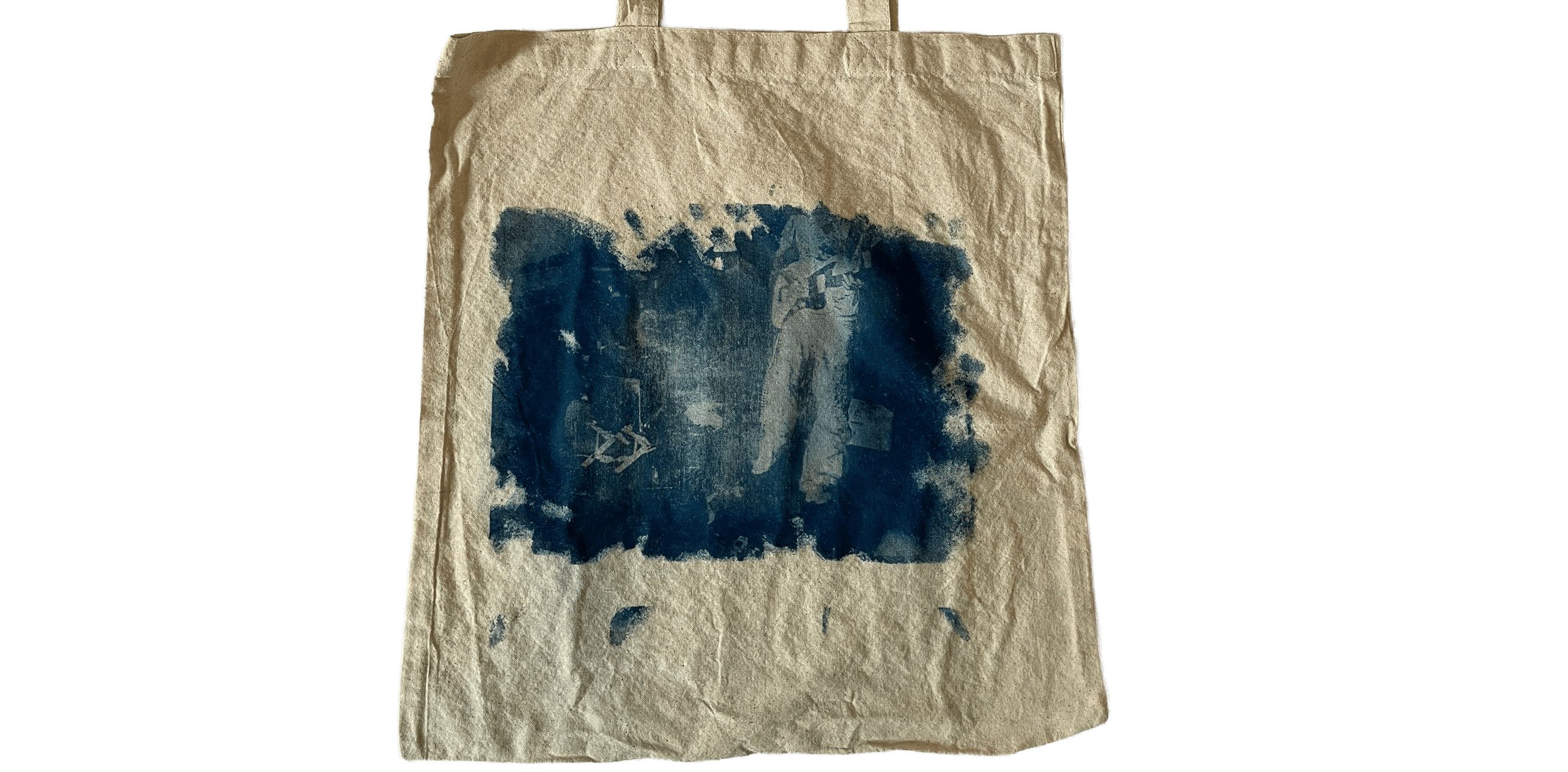 cyanotype tote bag